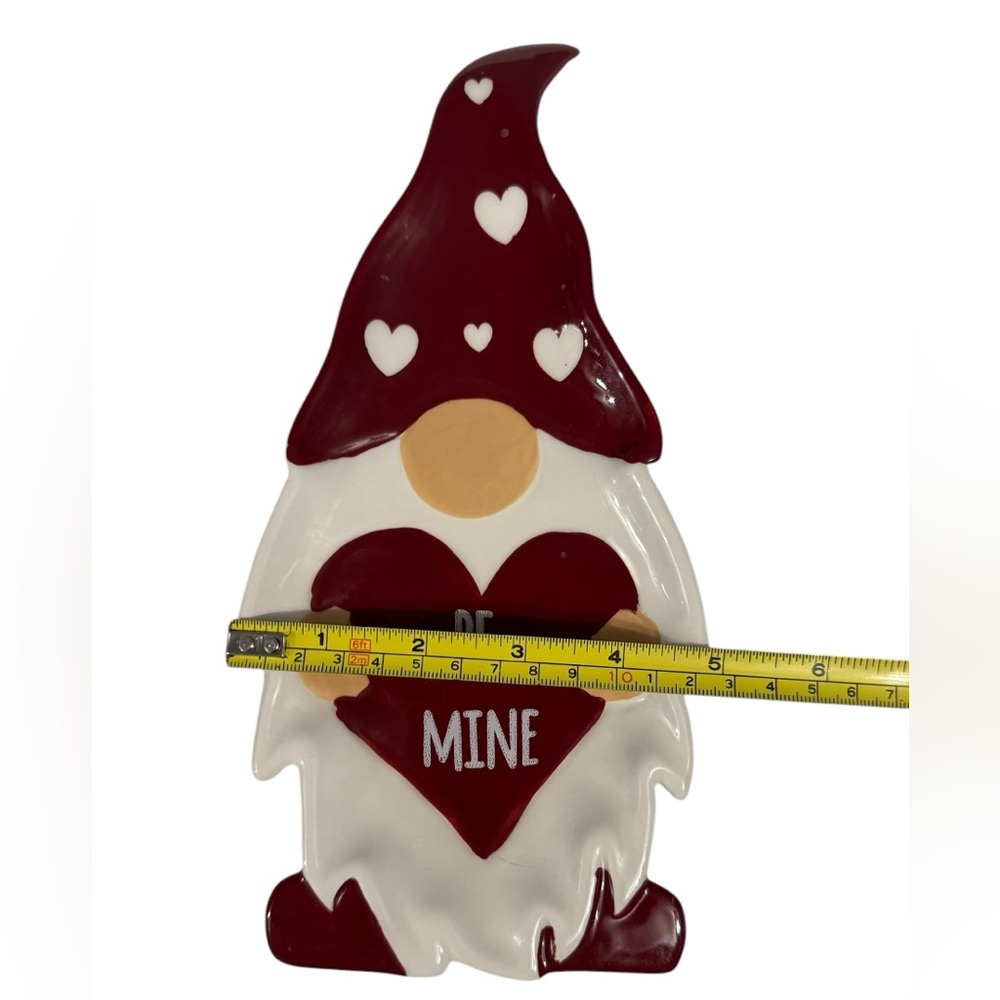 Valentine kitchen set reversible heart drying mat & be mine gnome spoon rest - Picture 3 of 9